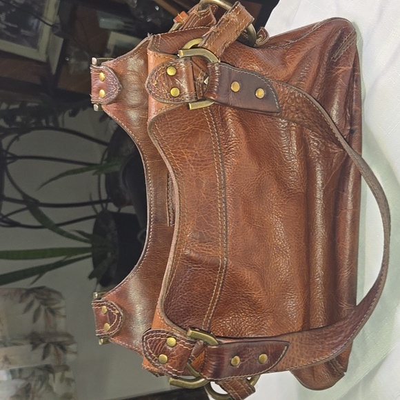 Vintage Mulberry Brown Satchel - Picture 2 of 9